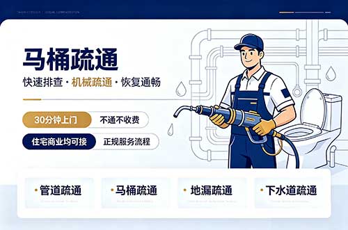 丰城马桶疏通