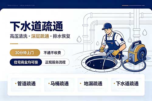丰城下水道疏通