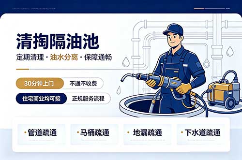 丰城清掏隔油池